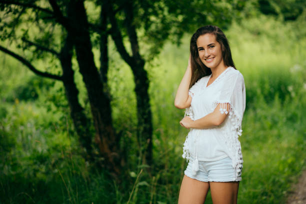 lake, summer, portrait, happy, vacation