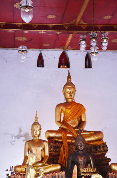 istock Wat khien or Khian buddhist temple in Nonthaburi, Thailand 1386172686