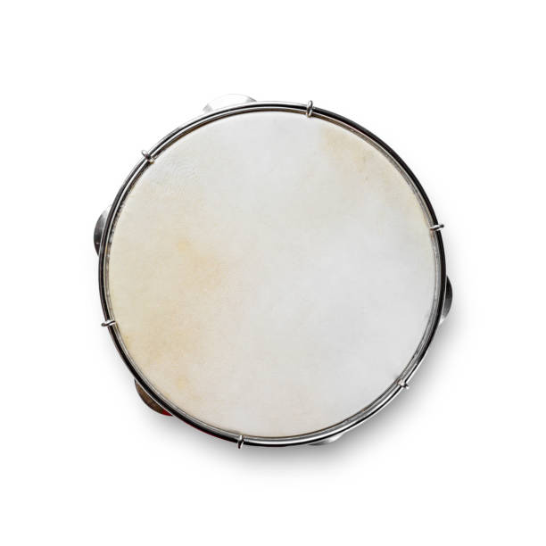 istock Brazilian tambourine isolated on white background 1386173384