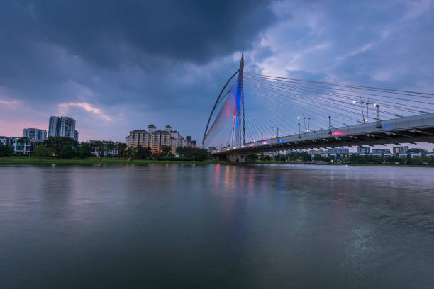 istock Sunset at Putrajaya Bridge 1386178776
