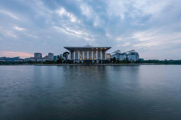 istock Sunrise at Putrajaya Mosque 1386178827