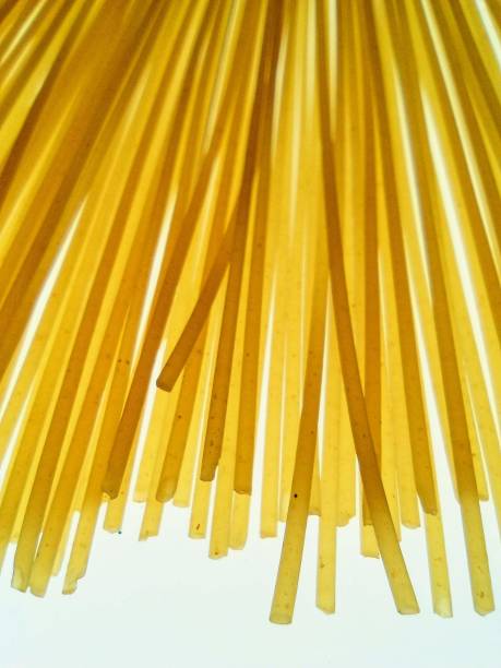 Macro photography of spaghetti pasta