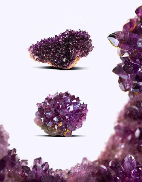 amethyst mineral specimen stone rock geology gem crystal