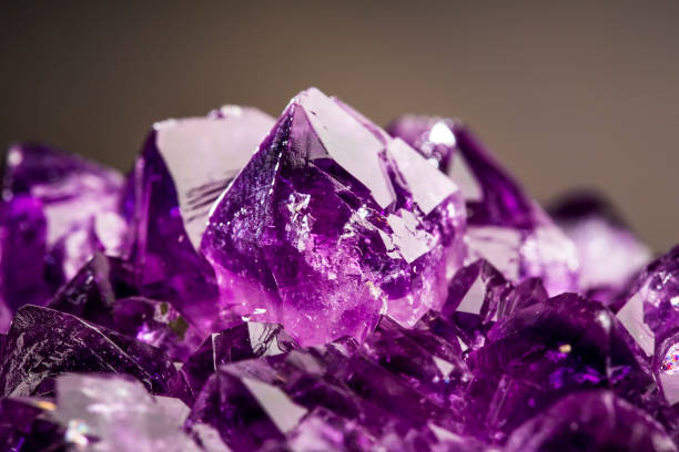istock amethyst mineral specimen stone rock geology gem crystal 1386182606