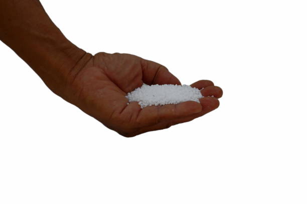 istock chemical fertilizer in hand on isolated white background 1386182950