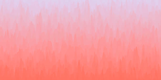 illustrations, cliparts, dessins animés et icônes de arrière-plan abstrait avec texture tendance - dégradé rouge - sine wave abstract panoramic pattern