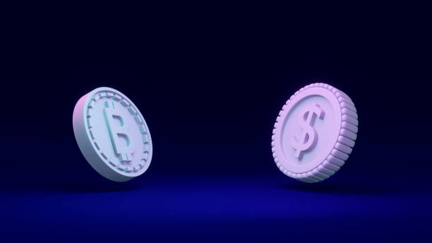 istock 3D Rendering concept of Decentralized finance, cryptocurrency: B as referring to bitcoin blockchain and 