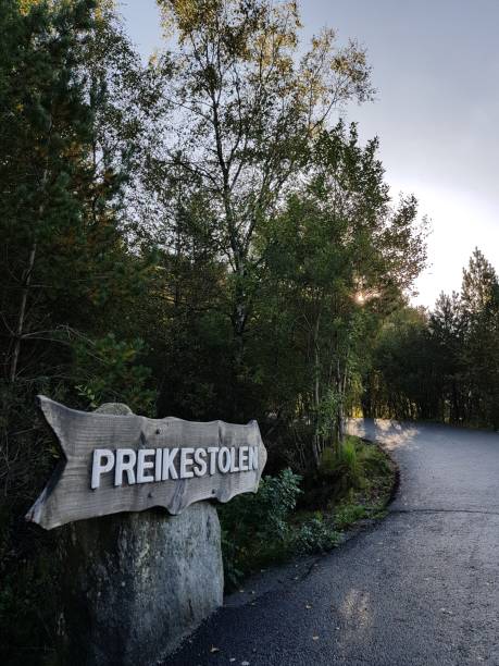 istock Preikestolen (AKA Pulpit Rock), Norway -  starting point sign 1386192159