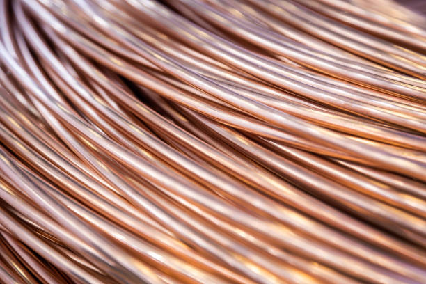 istock Copper tubes for cooling systems, air conditioners for other purposes 1386193497