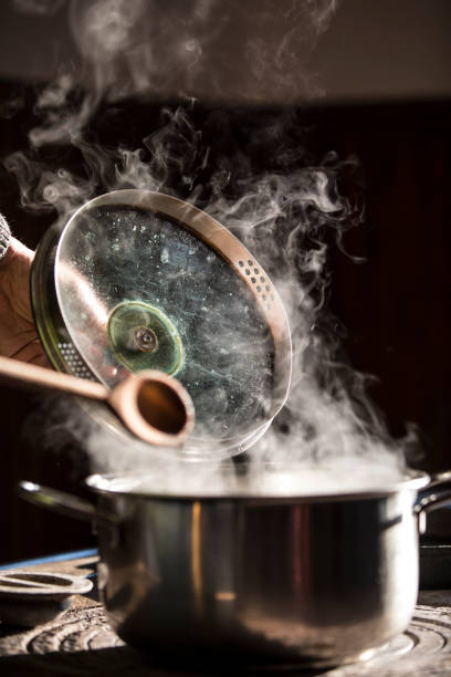 istock Cooking at Home in Steamy Pot 1386207400