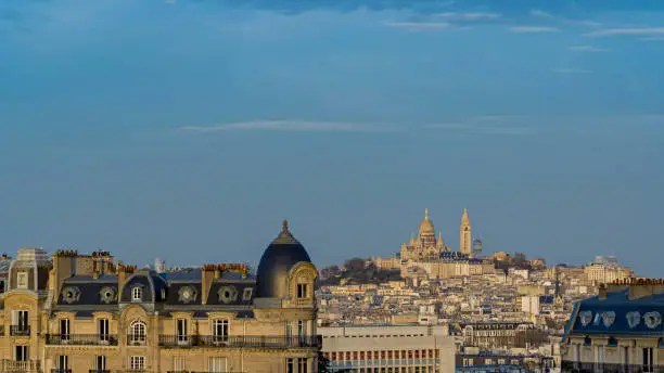 Timelapse - Sunrise Over Sacred-Heart Basilica and La Defense in Paris. Find more images of PARIS on my profile.