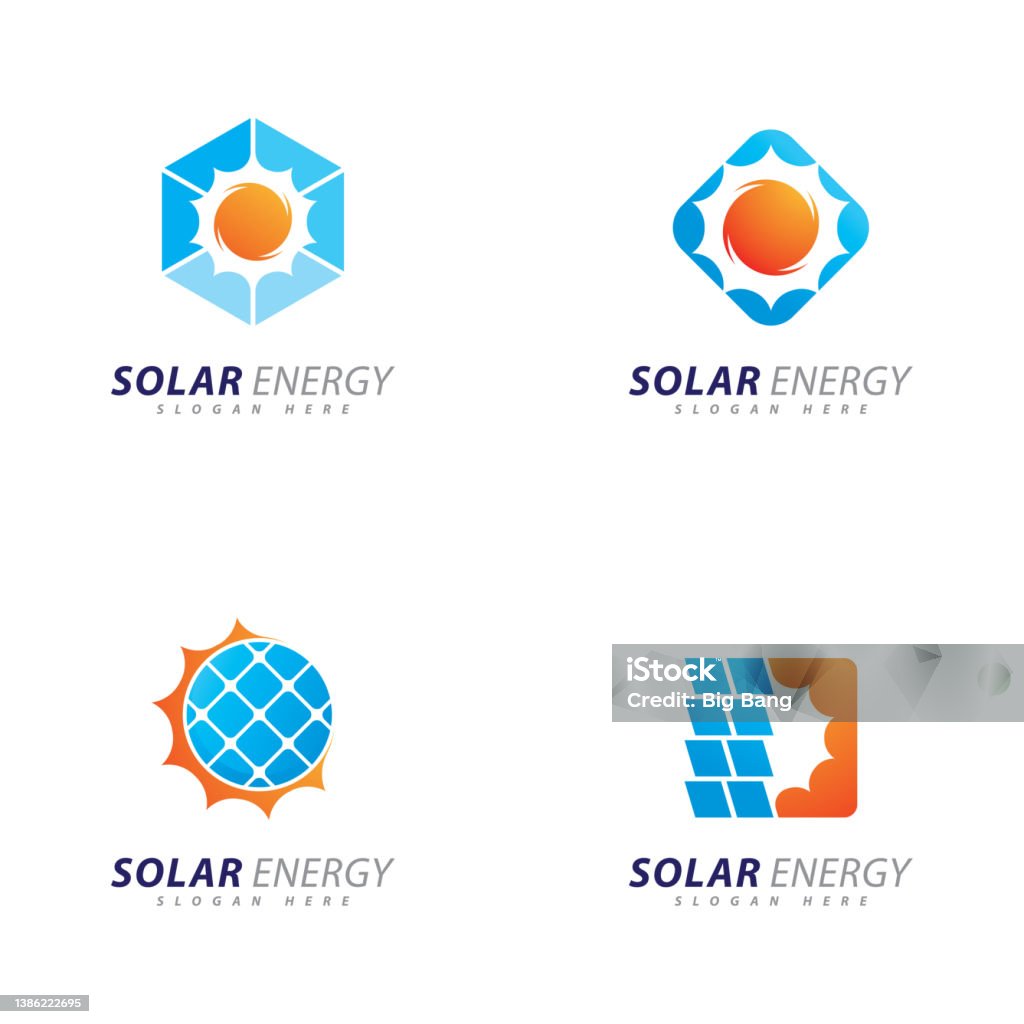 Module Energy Logo Sun Energy Logo Design Template Creative Solar Panel Energy Electric ...