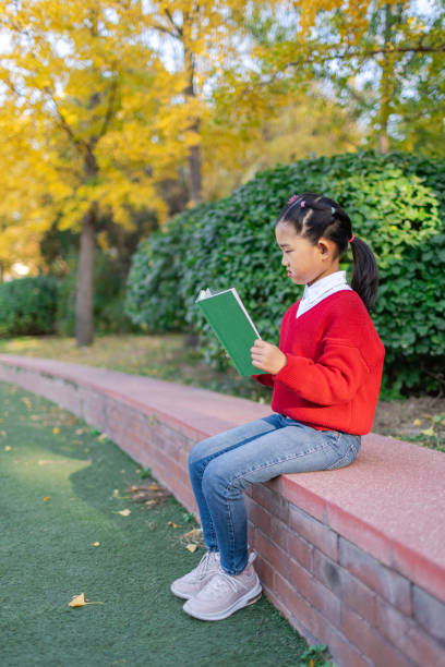 istock Little Girl Reading Book 1386225432