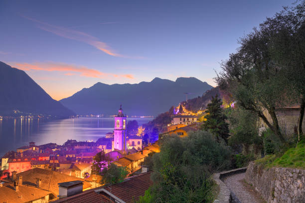 istock Sala Comacina, Como, Italy small town on Lake Como 1386226946