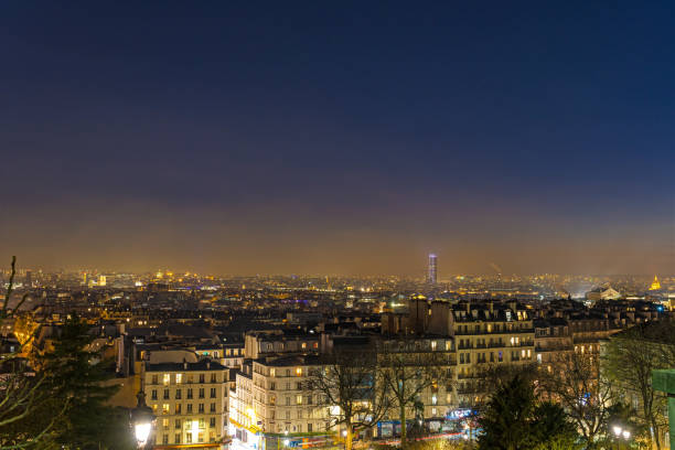 Timelapse - Paris From Above Enlightened at Night From Montmartre Hill. Find more images of PARIS on my profile.