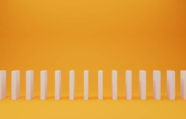 istock Cute and simple domino 3D images 1386229160
