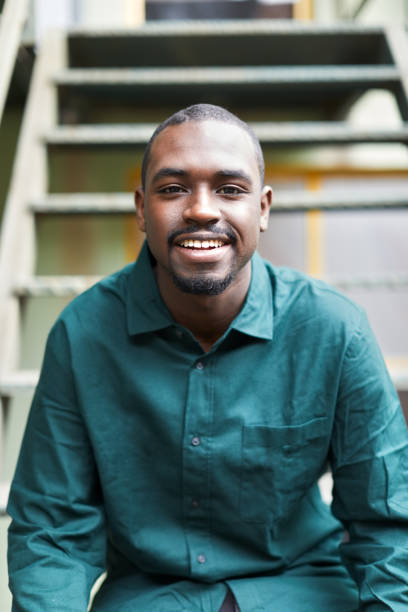 istock Portrait of a young man. 1386261301