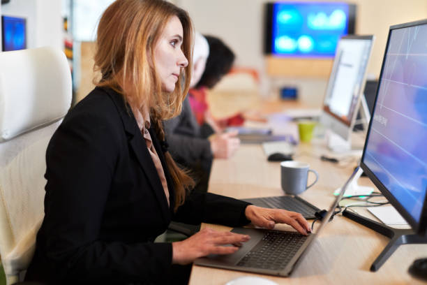 istock A woman working in a small business startup office. 1386263025