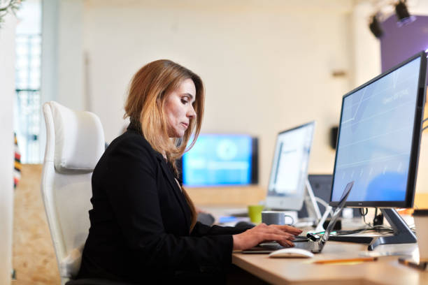 istock A woman working in a small business startup office. 1386263035