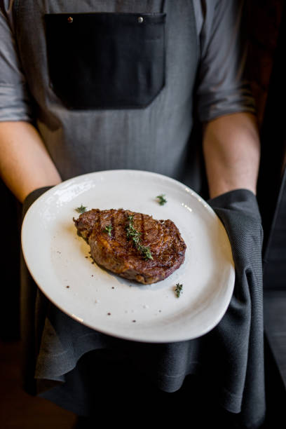 istock Steak with salt pepper and rosemary 1386267101