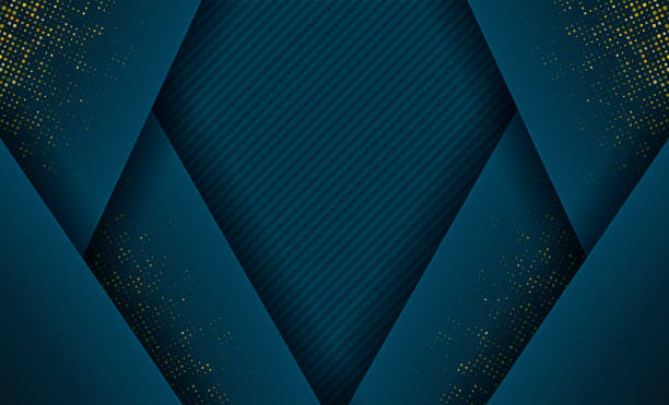 istock Blue overlap layers abstract background trendy classic color of 2021 concept. 3d cover of business presentation banner for sale event presentation poster wallpaper science futuristic energy technology 1386267212
