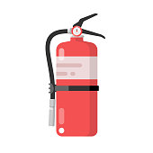 istock Fire Extinguisher Icon Vector Design on White Background. 1386273447