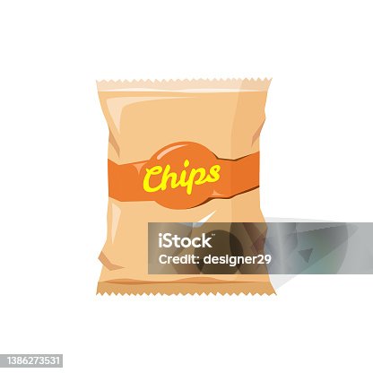 istock Potato Chips Icon Vector Design. 1386273531