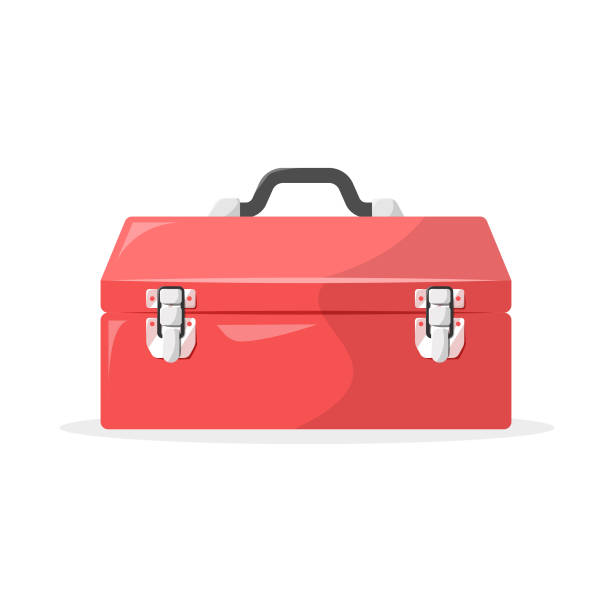 Tool Box Icon. Scalable to any size. Vector Illustration EPS 10 File. latch stock illustrations