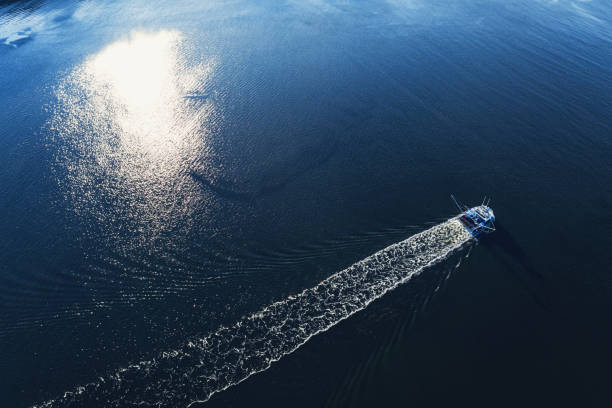 istock Outbound Lobster Boat 1386274958