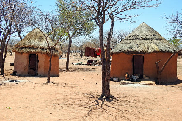 istock Himba tribe village, Outjo, Namibia 1386278071