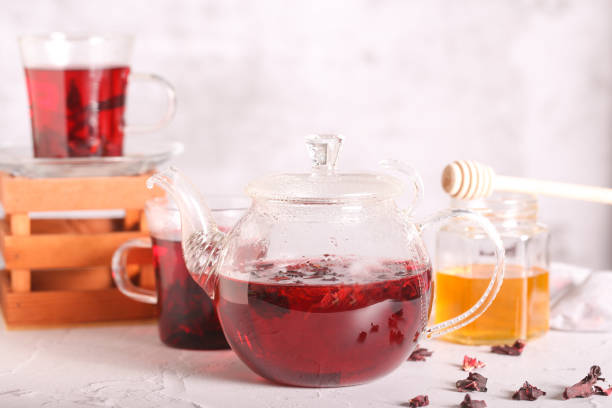 istock hibiscus tea, chinese rose 1386278341