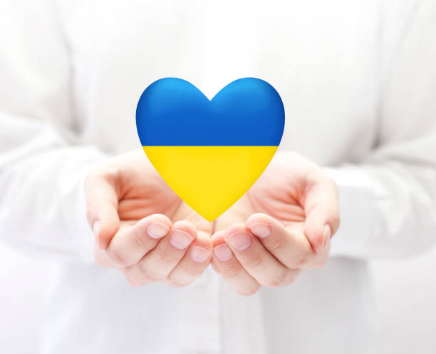 istock Ukrainian heart in hands 1386278619