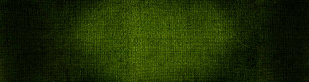 istock Banner, old green fabric background with vignetting. 1386293058