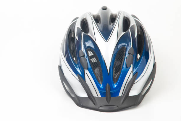 istock Cycling helmet on a white background 1386295900