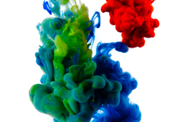 istock photo of paint falling into the water 1386314332