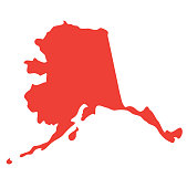 istock alaska state map icon 1386324442