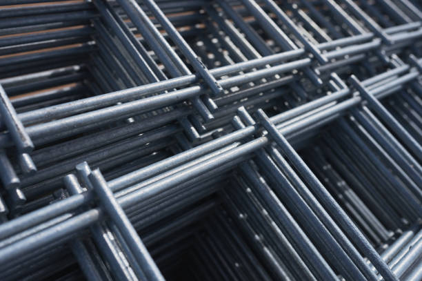 metal structure for floor slab with concrete for construction