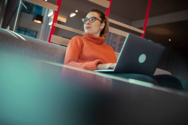 istock The student learns at a distance and listens to lectures from home. 1386334509
