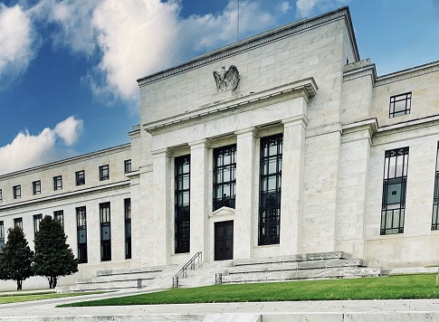 Washington, DC, USA-June 9, 2023: Exterior view of iconic Union Station, in Washington, DC