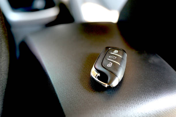 istock Forgot the car keys with the car 1386368832