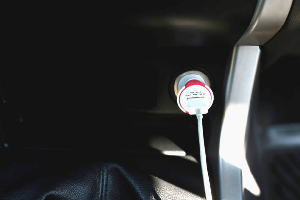 istock The cigarette lighter in the car can be used as a power outlet. 1386369036