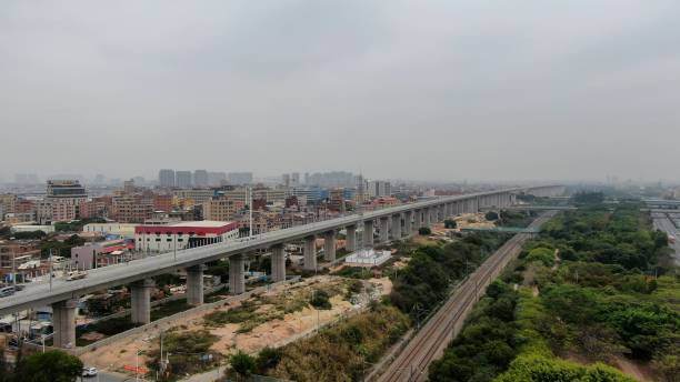 istock railway viaduct near town 1386373566