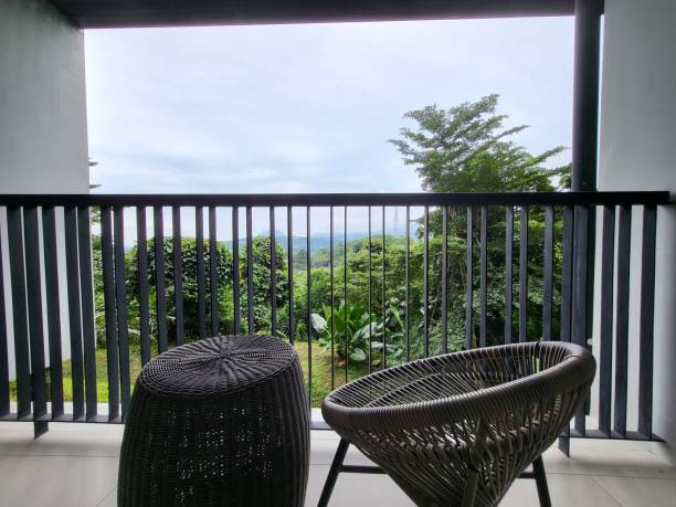 istock A chair and a table made of rattan 1386382687