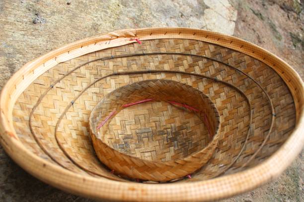 istock a picture of a caping hat, a cone-shaped woven bamboo hat 1386387193