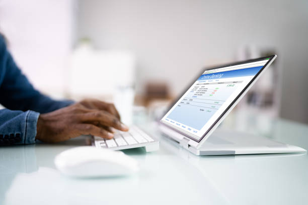 istock Electronic Bank Balance Statement And Transfer 1386403455