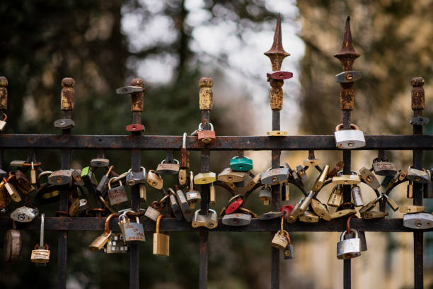 istock love padlock in Hungary, Eger city 1386436189