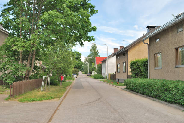 istock Street in Lappeenranta 1386436198