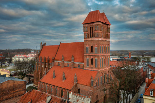 istock Architecture of the old town in Torun at sunset. 1386459175