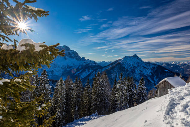 istock Lussari mountain in the Julian Alps 1386472455