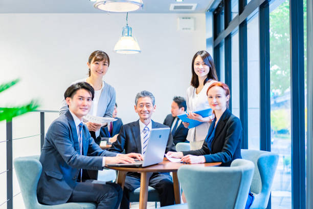 istock Staff having a meeting in an office 1386479153
